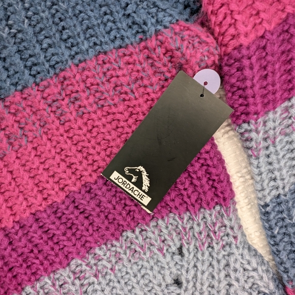 Jordache║Knit Striped Sweater║Size M - Picture 2 of 6